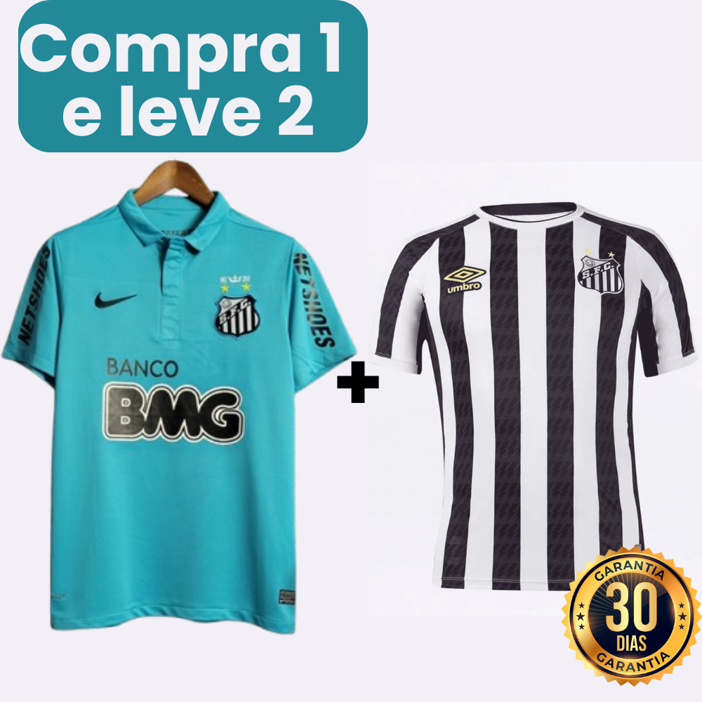 Camisa Retro Neymar-JR Santos Unisex Compre 1 e leve 2