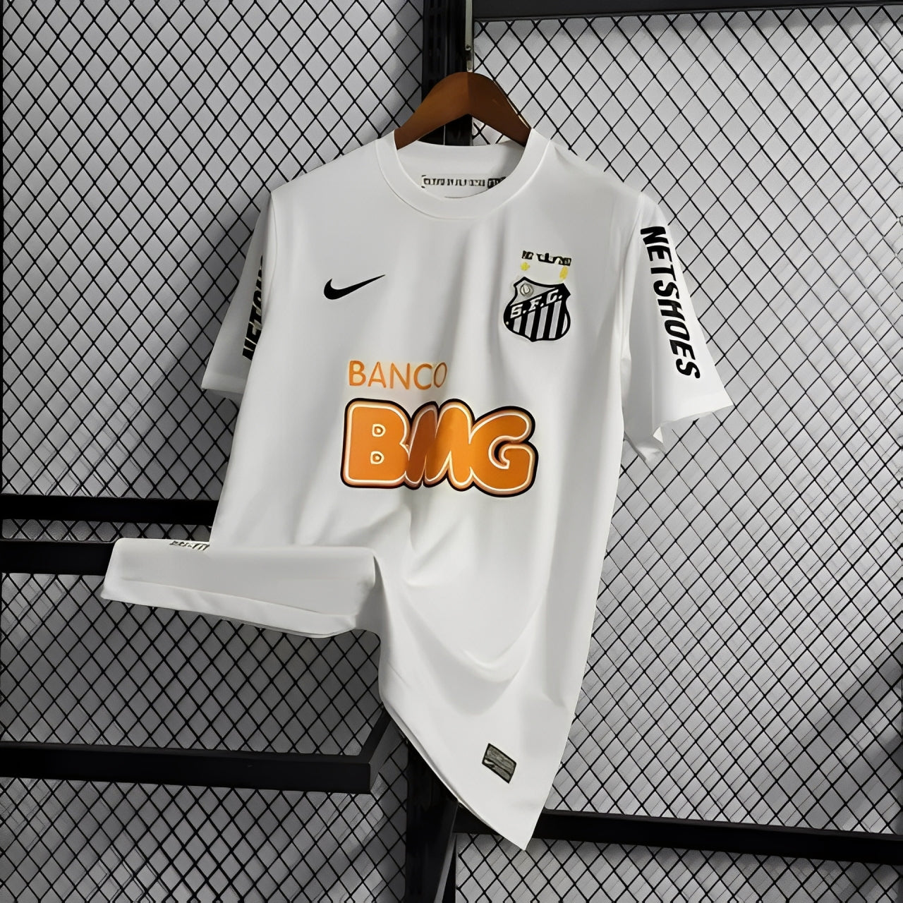 Camisa Retro Neymar-JR Santos Unisex (branca)